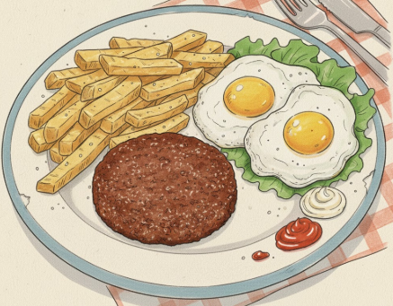 hamburguesa plato